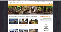 Desktop Screenshot of escapedtoperu.com